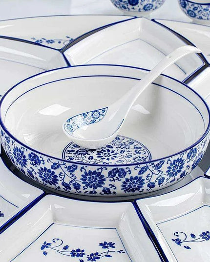 Elegant Round Ceramic Dining Set for Every Occasion