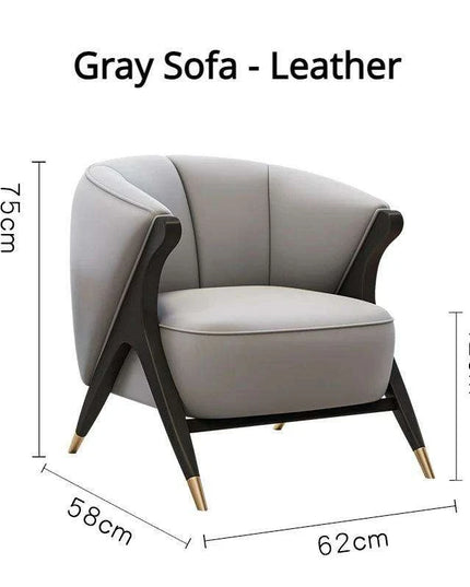 Chic Scandinavian Velvet Lounge Chair - Perfect for Stylish Living Areas