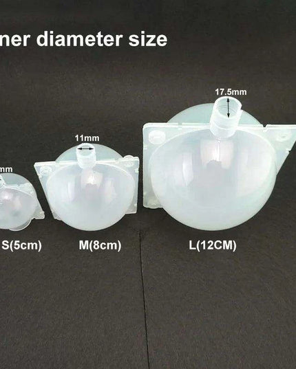 Clear Propagation Sphere for High-Pressure Grafting - Available in 5cm, 8cm, and 12cm Sizes