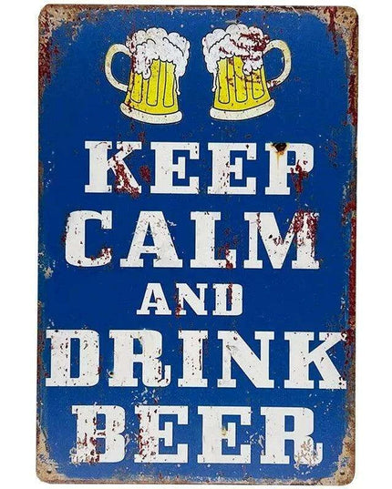 Vintage Cheers Beer Metal Sign - Perfect Wall Art for Bars, Man Caves, and Restaurants