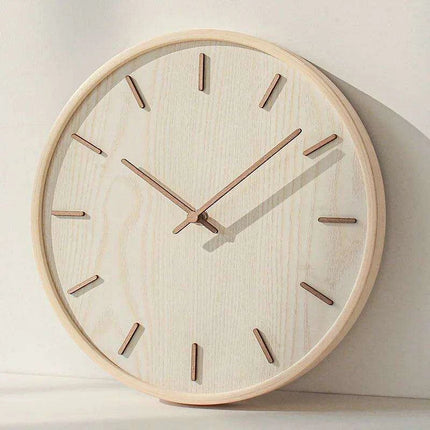 Zen Serenity Elegant Wooden Clock - Japanese Inspired Home Decor