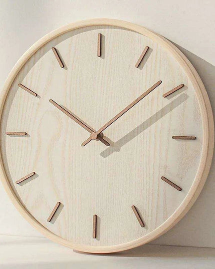 Zen Serenity Elegant Wooden Clock - Japanese Inspired Home Decor