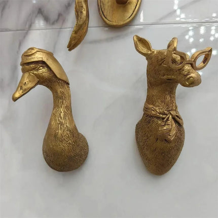 Animal Wall Hanging Resin Art | Handmade Sculptural Decor