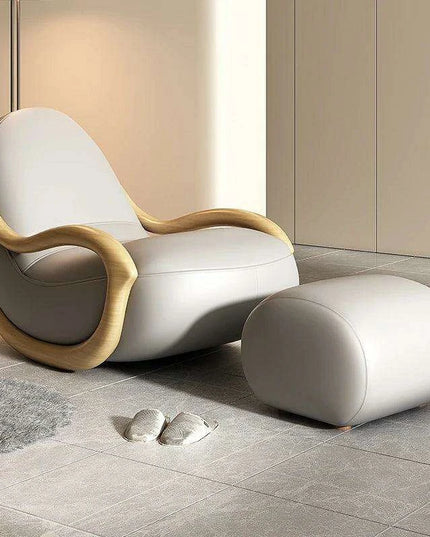 Elegant Leather Recliner Chair for Ultimate Relaxation and Gaming