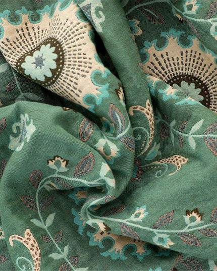 Reversible Jacquard Cotton Sofa Throw Blanket with Non-Slip Design