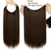 20-Inch Versatile Adjustable Invisible Wire Hair Extensions - Curly and Sleek Options