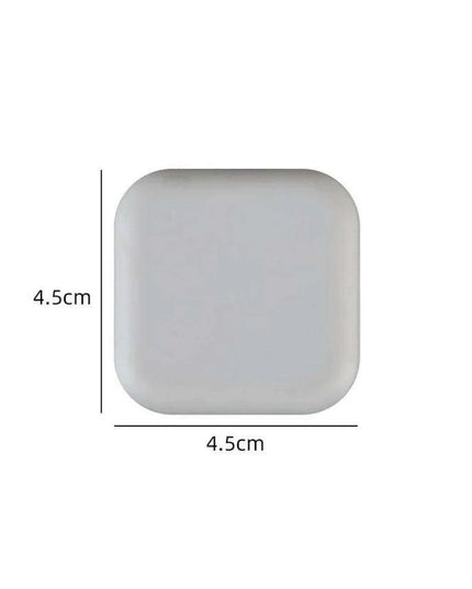 Self-Adhesive Silicone Door Handle Bumpers - Elegant Shock Absorbing Wall Protectors (Single Unit)