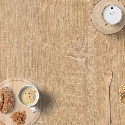 DANDAN 80cm Vinyl Waterproof Wood Grain 3D Self-Adhesive Wallpaper