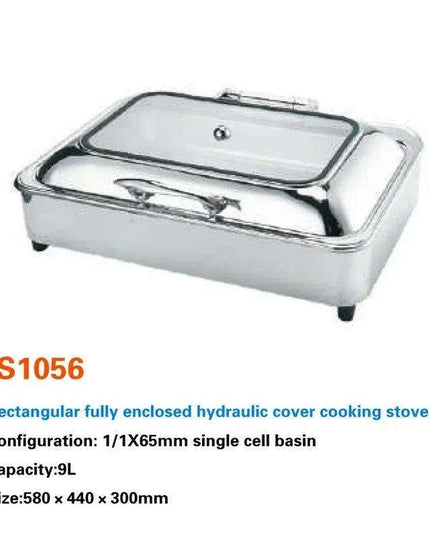 Regal Stainless Steel Chafing Dish Set with Hydraulic Warmer and Hot-Water Container