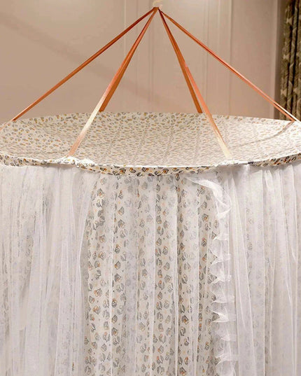 Dreamy Double Layer Floral Lace Canopy - Create Your Personal Oasis