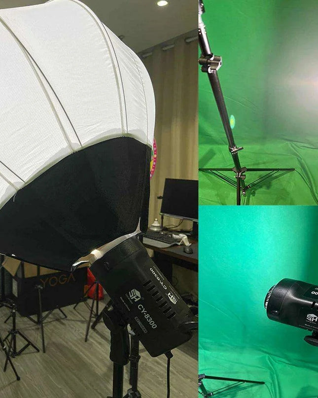 100W LED Photography Studio Lighting Kit with Adjustable Tripod Stand - Dimmable Brightness, 3 Color Modes, High Color Accuracy