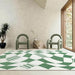 Elevate Your Home with the Green Checkerboard Carpet of Unmatched Luxury