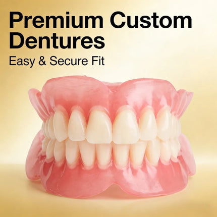 Immediate Denture Bases for Edentulous Adults — Custom Fit, Post-Extraction Smile Restoration
