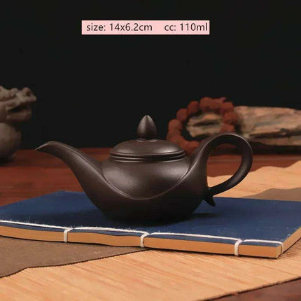 Artisan Yixing Zisha Teapot Set – Elegant Purple Clay Brew Kit for Home and Travel