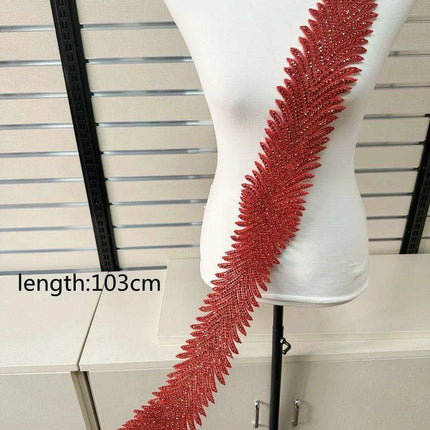 Glimmering Silver Rhinestone Floral Applique: Elegant Fashion Upgrade Accessory