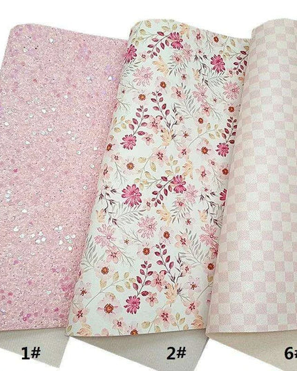 Mermaid Sparkle Vinyl Craft Kit - Heart, Floral, and Plaid Designs Collection