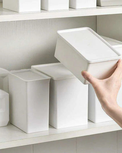 Laundry Essentials Organizer Box with Flip Lid - Keep Your Laundry Supplies Neatly Arranged