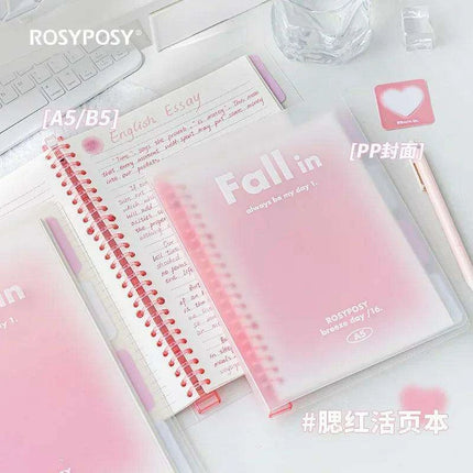 Customizable Ombre A5 & B5 Notebook Set for Stylish Office & School Essentials