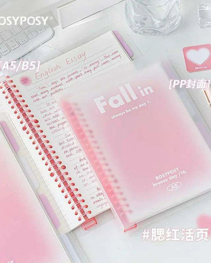 Customizable Ombre A5 & B5 Notebook Set for Stylish Office & School Essentials