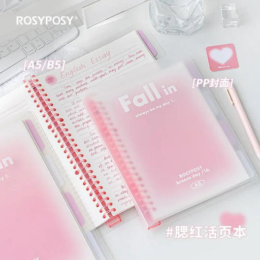 Customizable Ombre A5 & B5 Notebook Set for Stylish Office & School Essentials