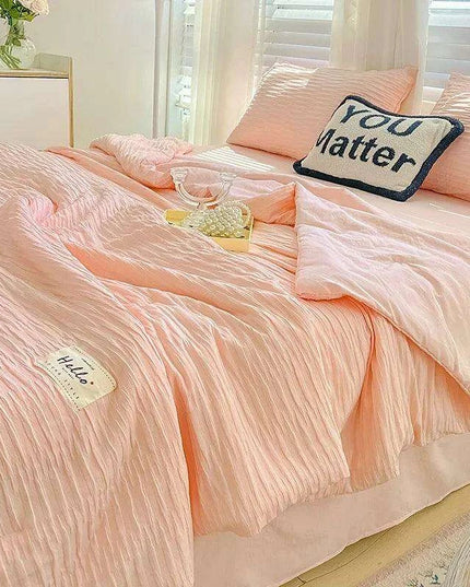 Double-Sided Cooling Comforter: Lightweight Reversible Summer Quilt