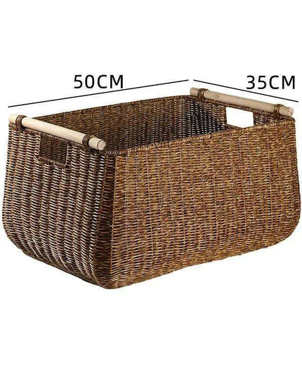 Nordic-Inspired Multi-Purpose Plastic Storage Basket for Home Organization