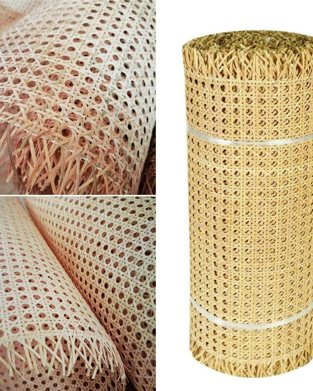 Exquisite Natural Rattan Cane Webbing for Elegant Furniture Restoration - Custom Sizes Available