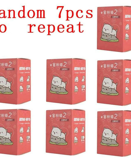 Mitao Enchanted Lucky Cat Surprise Boxes - Charming Collectible Figurines for Whimsical Home Decor