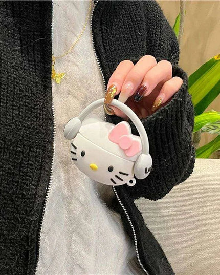 Hello Kitty Stylish Silicone Airpods Case: The Perfect Blend of Fun and Function for Trendy Women