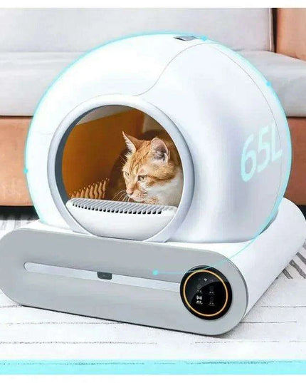 Intelligent App-Controlled Cat Litter Box with Advanced Odor Control