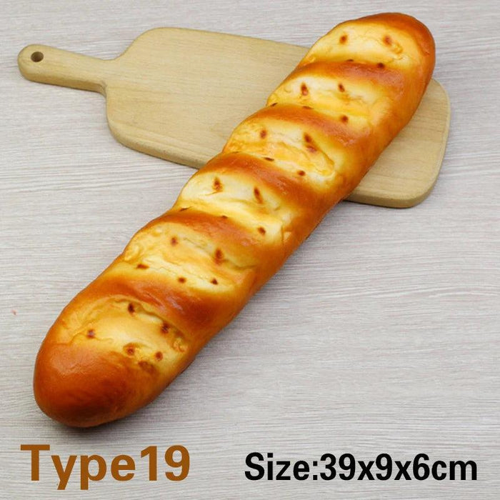 Elegant Artificial French Baguette Home Decor for Kitchen and Display