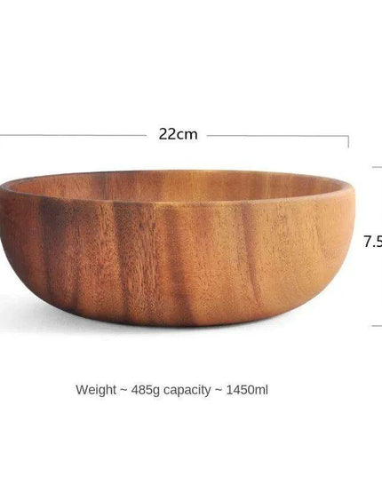 Chic Acacia Wooden Bowl for Children - A Stylish Addition to Mealtime