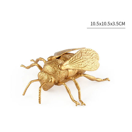 Realistic Mini Insect Figures — Simulated Beetle, Cricket & Bee Educational Models