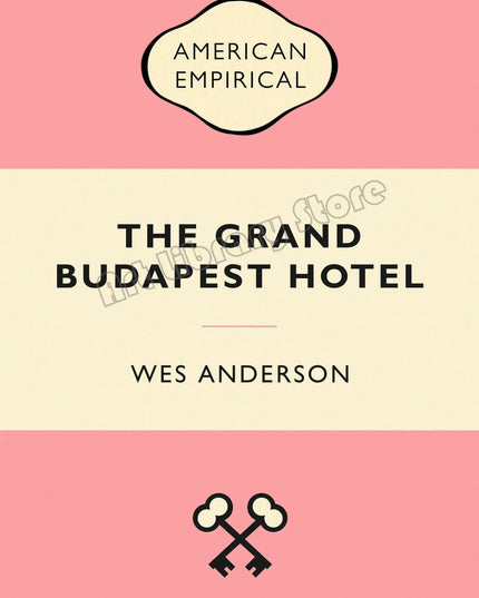 Wes Anderson's The Grand Budapest Hotel Retro Canvas Artwork - Charming Wall Decor
