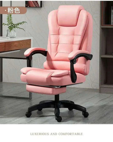 Luxury Black Ergonomic Recliner Chair for Ultimate Gaming and Office Comfort