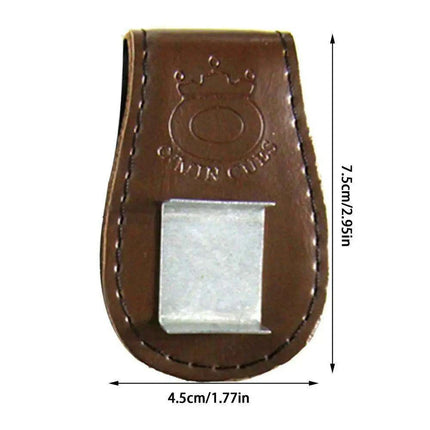Magnetic Clip-On Billiard Chalk Holder with Secure Closure