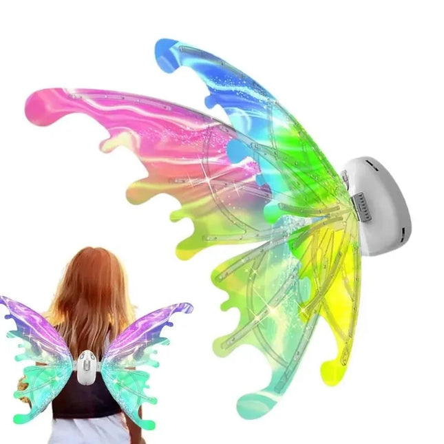 Electric Elf Butterfly Wings — LED Flapping Wearable Wings with Music
