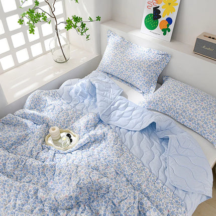 Breathable Quilted Summer Blanket Cooling Skin-friendly Comforter Soft Lightweight Quilt Well-vetilated Single Double Duvet Set breathable-quilted-summer-blanket-cooling-skin-friendly-comforter-soft-lightweight-quilt-well-vetilated-single-double-duvet-set-1