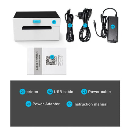 Z9220 Portable Bluetooth Thermal Label Printer — 4×6 Inch