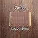 Sophisticated Bamboo Table Runner and Coaster Duo for Dining and Tea Events