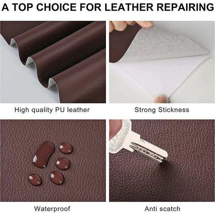 Leather Restoration Patch Kit for DIY Sofa and Furniture Repair