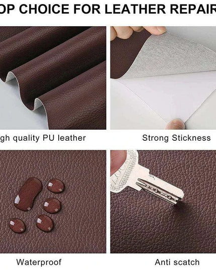 Leather Restoration Patch Kit for DIY Sofa and Furniture Repair