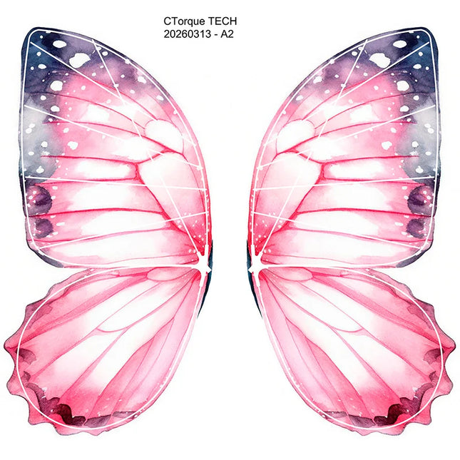 Carbon Rod & Butterfly Wing Fabric Kit for RC Bionic Butterfly Drones