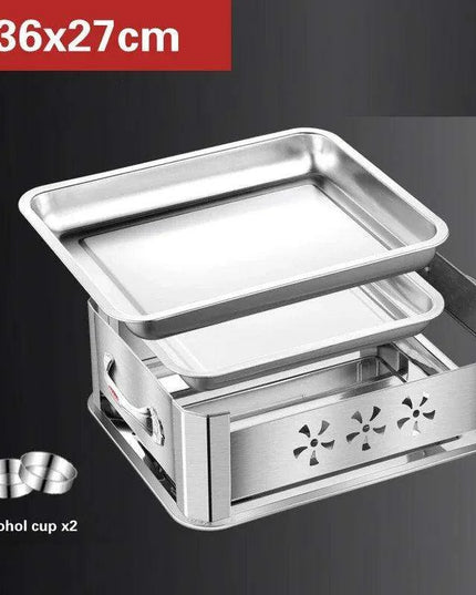 Deluxe Stainless Steel Fish Grilling Kit with Infusion Tray and Korean BBQ Features
