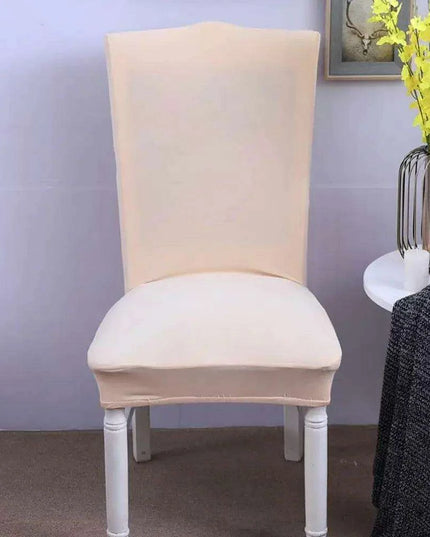 Elegant Nordic Dark Blue Stretch Chair Cover - Premium Spandex/Polyester for Events and Banquets