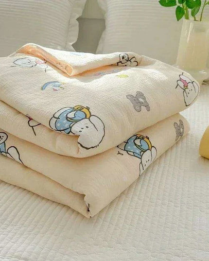 Cooling Lightweight Summer Comfort Quilt for Single Beds - Soft Air-Conditioning Blanket/Duvet