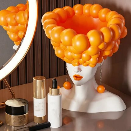 Modern Fashion Girl Art Figure Sculpture Ornaments, Resin Crafts, Livi