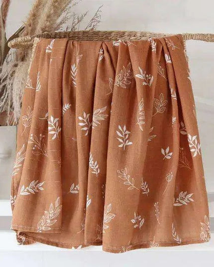 Luxuriously Soft Organic Bamboo Cotton Swaddle Blanket for Infants