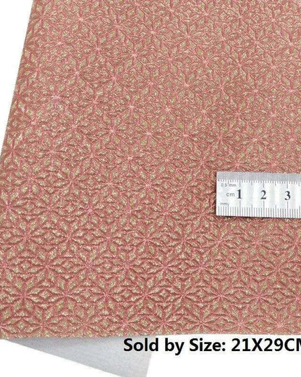 Glittery Pink Tiger & Serpent Faux Leather DIY Crafting Set