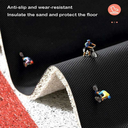 Personalized Cartoon PVC Welcome Mat with Enhanced Grip and Adjustable Sizing Options